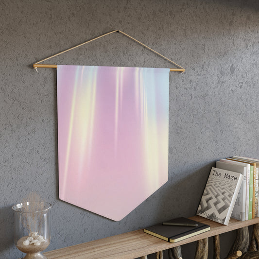 Shimmer Pin Banner - Enamel Pin Collection Display Flag 18" × 21"