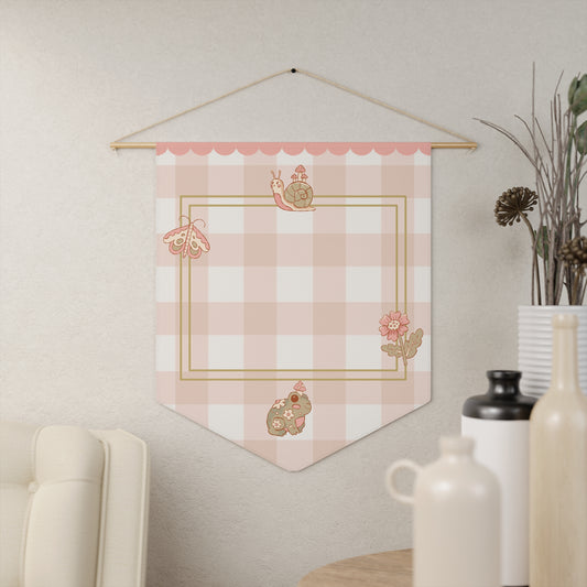 Pin Collection Banner - Cottagecore Frog 18" × 21"