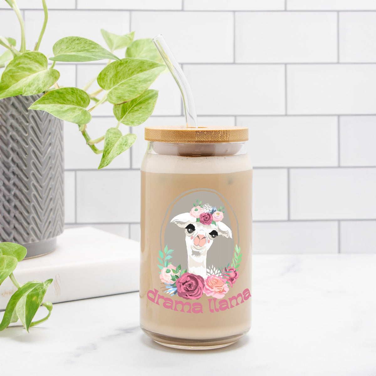 Drama Llama Glass Can 16oz