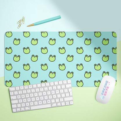Awkward Frog X-Large Desk Mat Gaming Mousepad 18x36"
